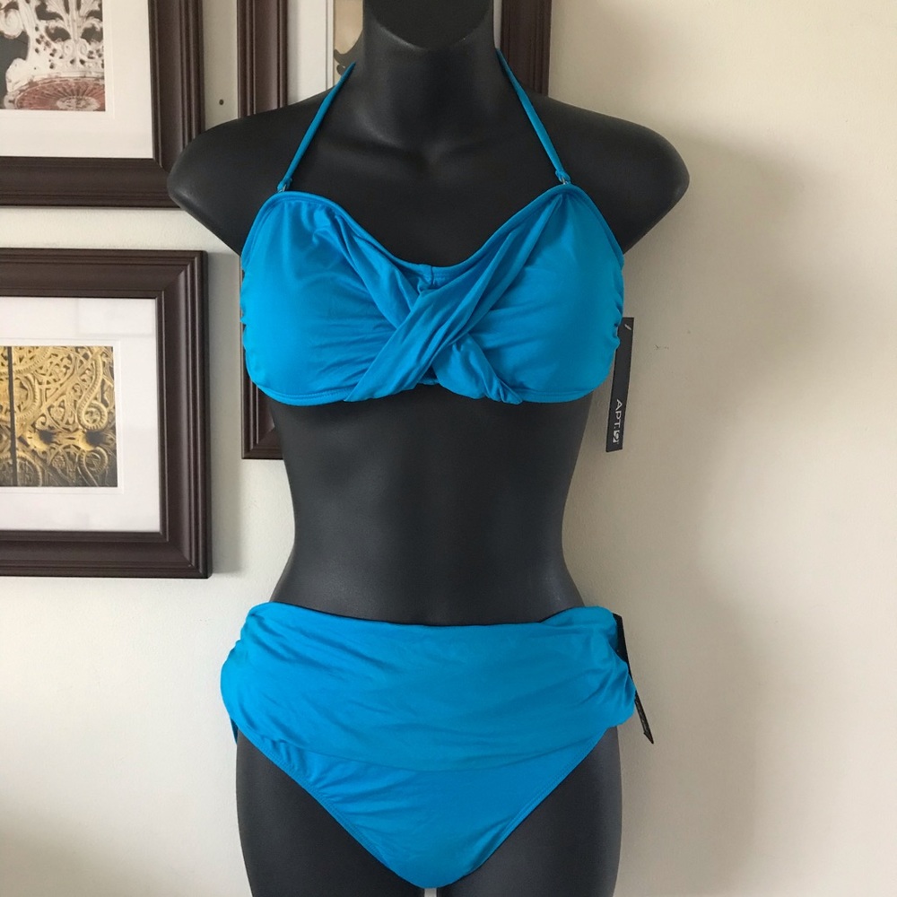 New Twist Front Bikini Removable Straps